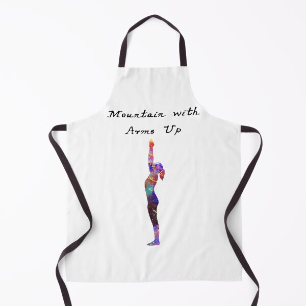 Item preview, Mountain With Arms Up  74 Watercolor yoga pose qu designed and sold by vividpixelusa.