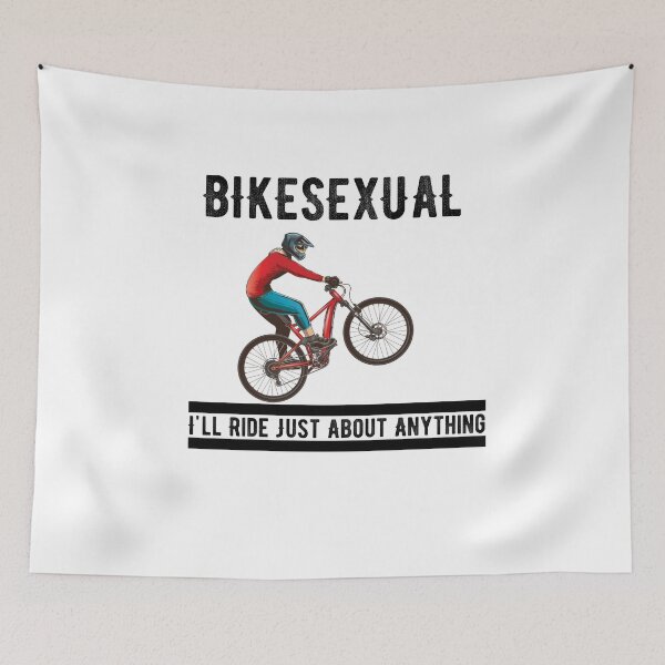 Item preview, Bikesexual I'll Ride Just About Anything designed and sold by Mytoonsquad.