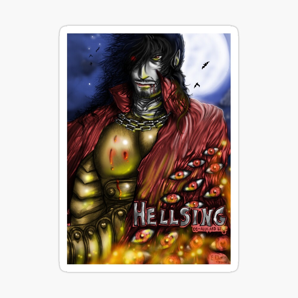 Alucard or Count Dracula From Hellsing Collectible 3d 