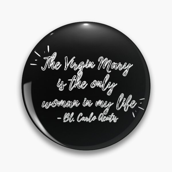 Item preview, The Virgin Mary is the only women in my life (white hollow text) designed and sold by Grace Feucht.