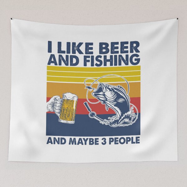 Item preview, i like beer and fishing and maybe 3 people designed and sold by Adolfo114.
