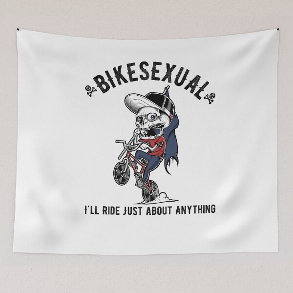 Item preview, Bikesexual Skeleton I'll Ride designed and sold by Mytoonsquad.
