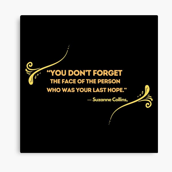 You don’t forget the face of the person Canvas Print