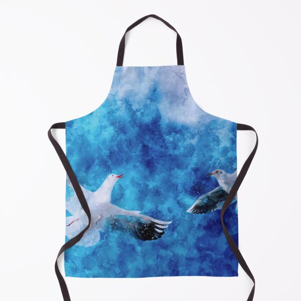 Item preview, Frolicking Seagulls Watercolor designed and sold by Steven Jodoin.