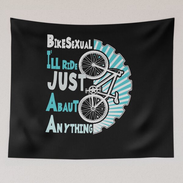 Item preview, Bikesexual I'll Ride Just About Anything designed and sold by Mytoonsquad.