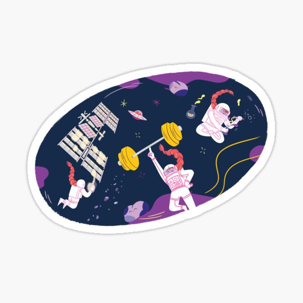 Astronaut Life Sticker