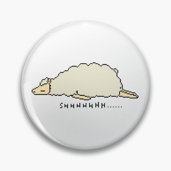 Item preview, SHHHHHHH...... : Moody Punny Pixel Sheep designed and sold by Crystall1z3d.