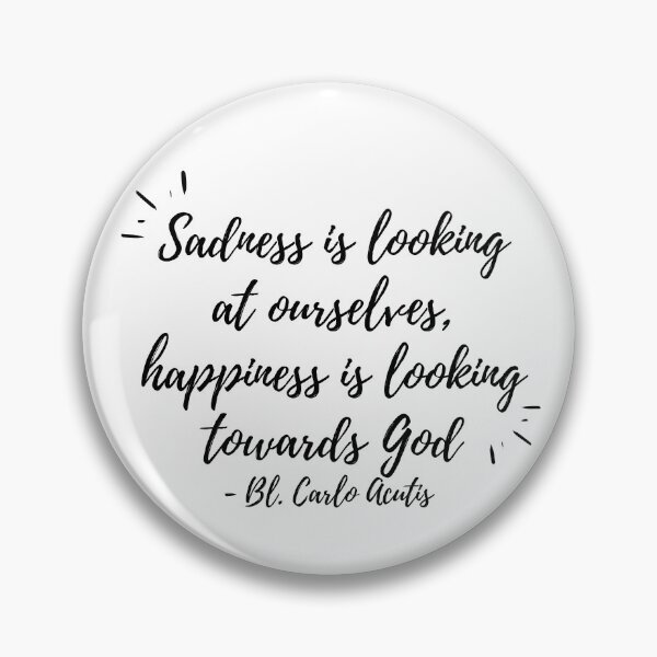 Item preview, Sadness is looking at ourselves (black text) designed and sold by Grace Feucht.