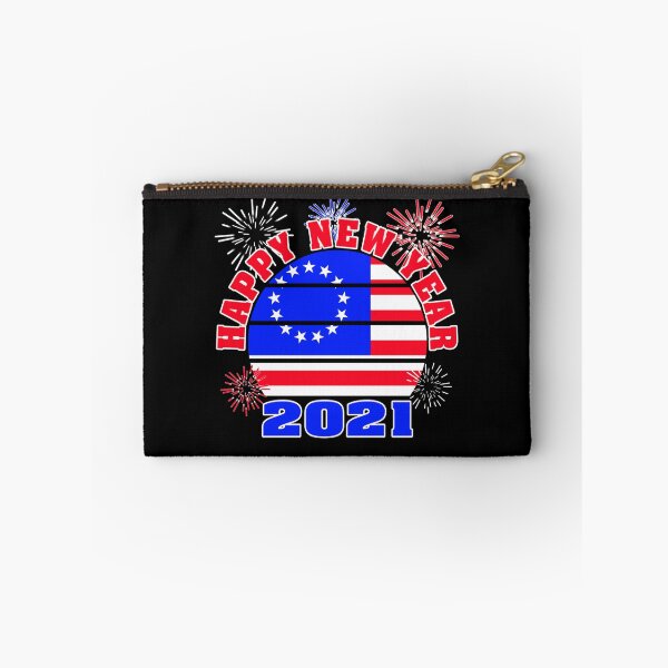 Item preview, Happy New Year 2021 Retro American Flag Fireworks designed and sold by cadmanBoythorpe.
