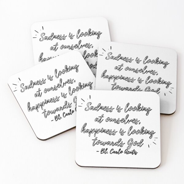 Item preview, Sadness is looking at ourselves (black hollow text) designed and sold by Grace Feucht.