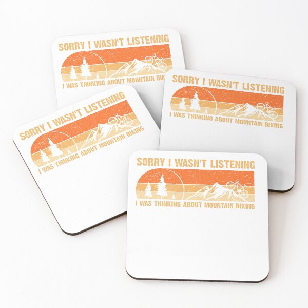 Item preview, Sorry I Wasn't Listening Biking Quote designed and sold by Mytoonsquad.