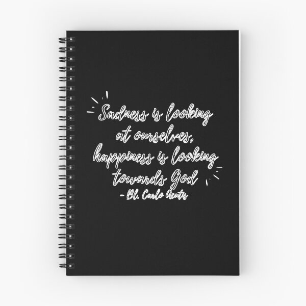 Item preview, Sadness is looking at ourselves (white hollow text) designed and sold by Grace Feucht.