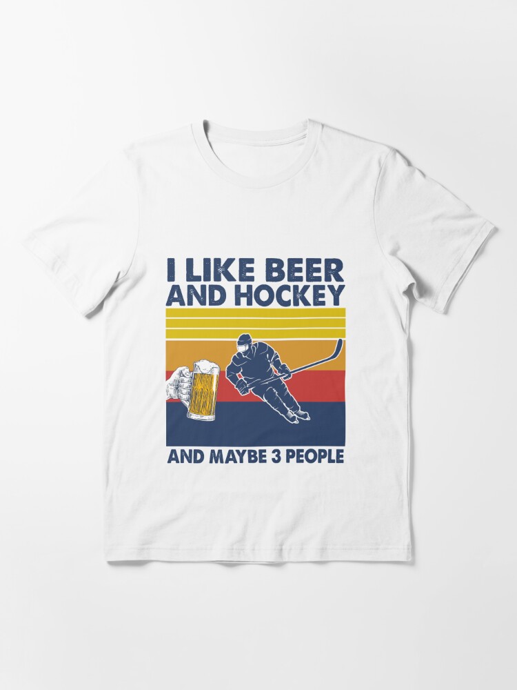 I like beer store and hockey shirt