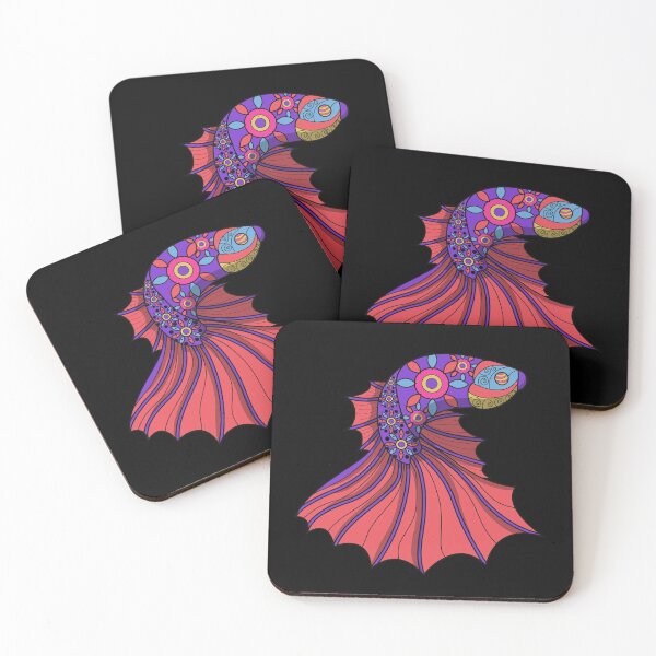 Item preview, Mandala Betta Fish Colorful Graphic designed and sold by wdyoungblood.