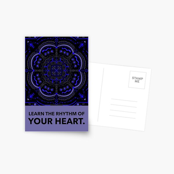 The Rhythm of your Heart Postcard