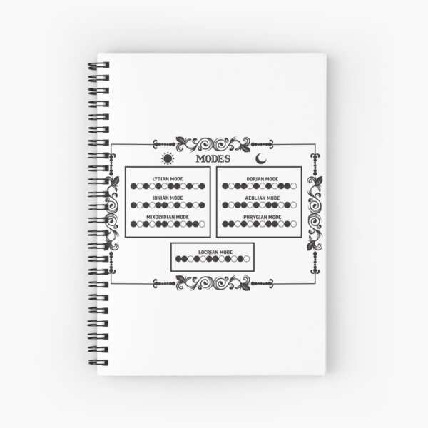 Modos de música Cuaderno de espiral