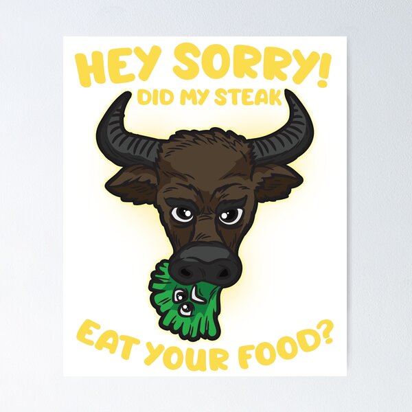 Item preview, Funny Meat Eater Humor designed and sold by Moonpie90.