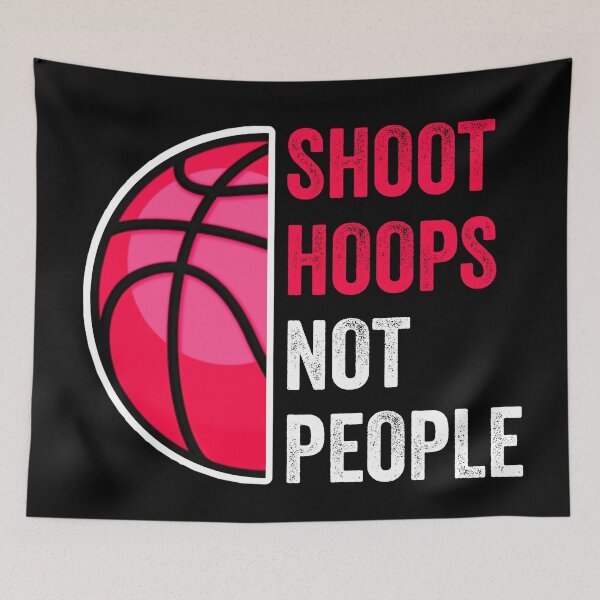 Item preview, Shoot Hoops Not People, Racial Justice designed and sold by Shirtness.