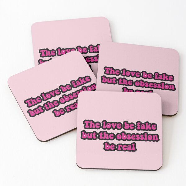 Item preview, Love be fake obsession be real designed and sold by Jennyaesthetic.