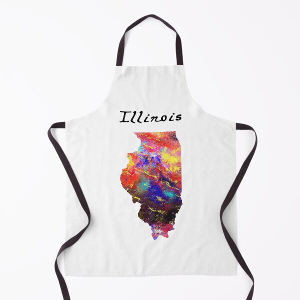 Item preview, Illinois Watercolor design map quote definiton designed and sold by vividpixelusa.
