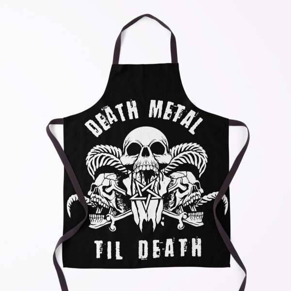 Item preview, Heavy Metal Til Death Goat Skull Metalhead Headbanger designed and sold by h44k0n.
