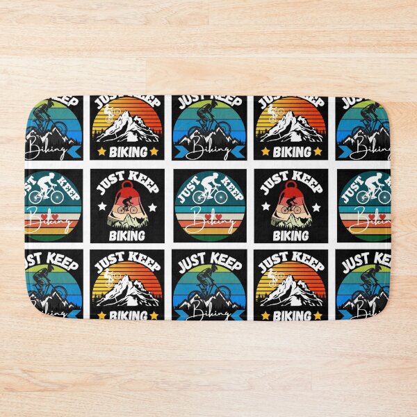Item preview, just keep biking sticker pack designed and sold by UnboundFull.