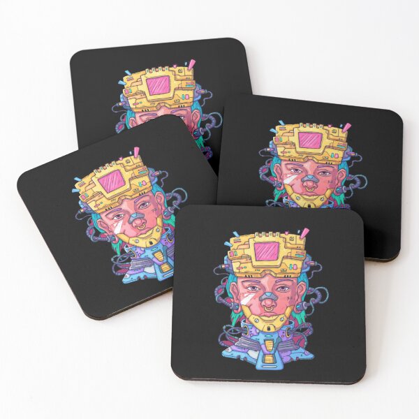 Item preview, Cyborg face designed and sold by Rakos-Merch.