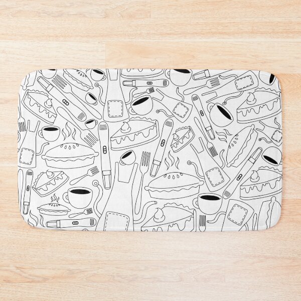 Item preview, Waitress Doodle Collage designed and sold by broadwaycantdie.