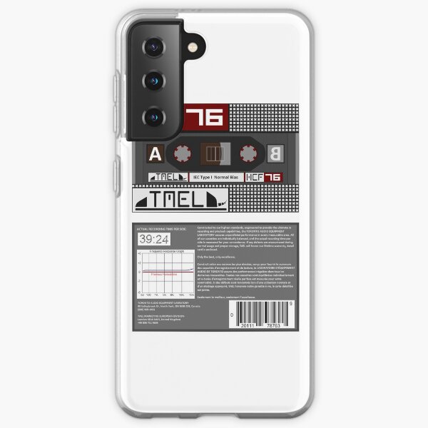 TAEL HCF 76 type 1 cassette (front and back) Samsung Galaxy Soft Case