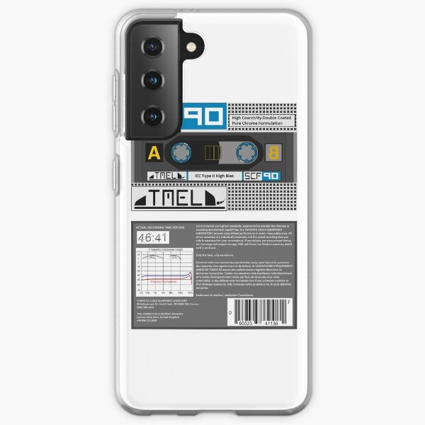 TAEL SCF 90 type 2 cassette (front and back) Samsung Galaxy Soft Case