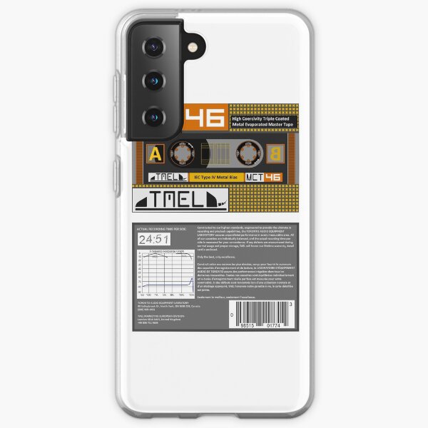 TAEL MCT 46 type 4 cassette (front and back) Samsung Galaxy Soft Case