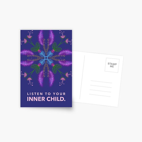 Listen to your inner child Postcard