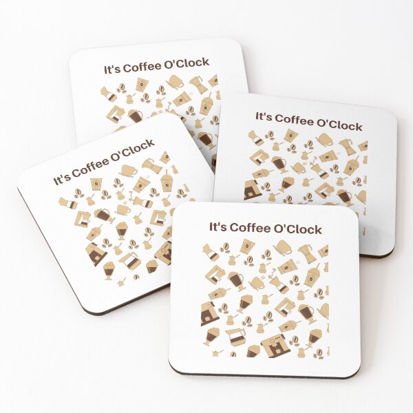Item preview, IT'S COFFEE O' CLOCK designed and sold by Ashalcheema.