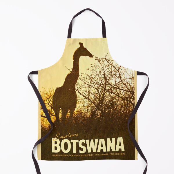 Item preview, Vintage-Style Botswana Travel Poster designed and sold by travelwitheric.