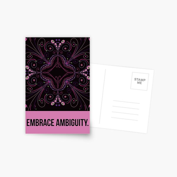 Embrace Ambiguity Postcard