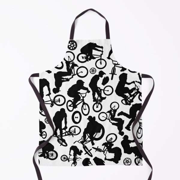 Item preview, BMX Riders Black Pattern - Action Sports Cycling Art designed and sold by LouDSarG.