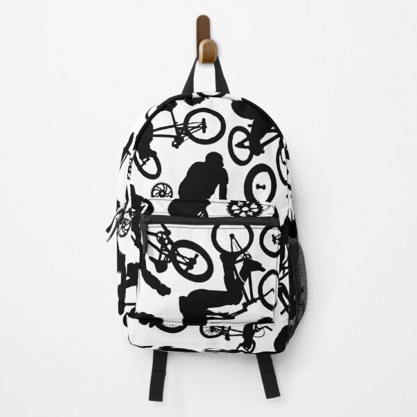 Item preview, BMX Riders Black Pattern - Action Sports Cycling Art designed and sold by LouDSarG.