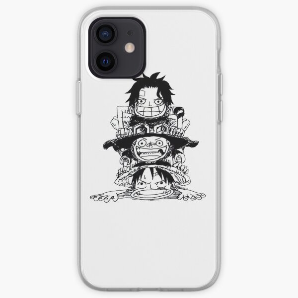 One Piece Luffy Ace Sabo Coque souple iPhone