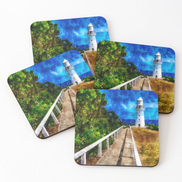 Item preview, Light Station at Cape Otway Watercolor designed and sold by Steven Jodoin.