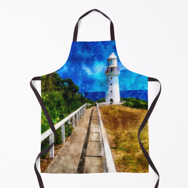 Item preview, Light Station at Cape Otway Watercolor designed and sold by Steven Jodoin.