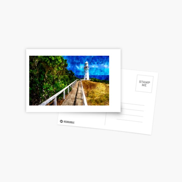 Item preview, Light Station at Cape Otway Watercolor designed and sold by Steven Jodoin.