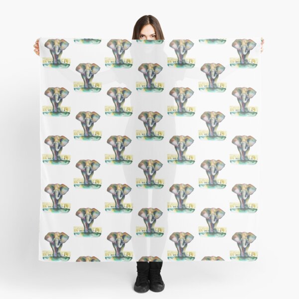 Elephant Reflections Scarf