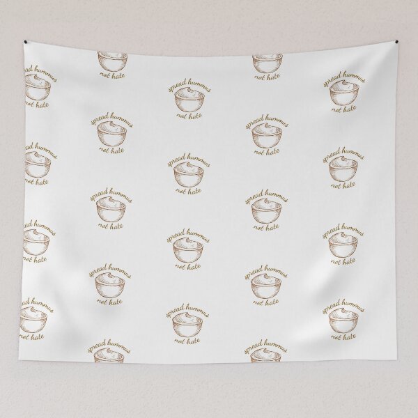 Item preview, Spread Hummus not Hate designed and sold by Vaishnavi Deo.