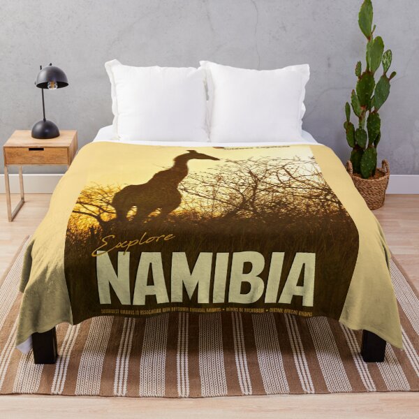 Item preview, Vintage-Style Namibia Travel Poster designed and sold by travelwitheric.