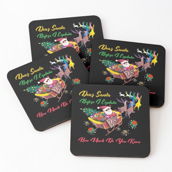 Item preview, Dear Santa Before I Explain How Much Do You Know designed and sold by ChaseCoClothing.