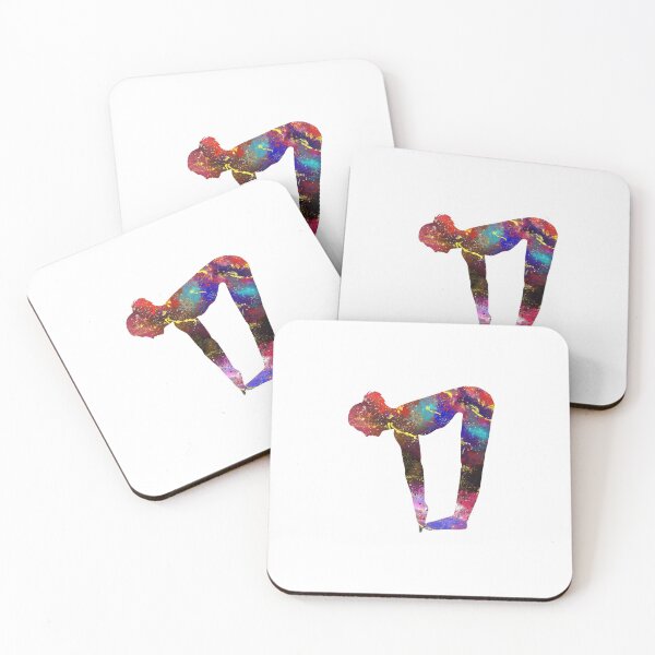Item preview, Halfway Lift  59 Watercolor yoga pose quote defin designed and sold by vividpixelusa.