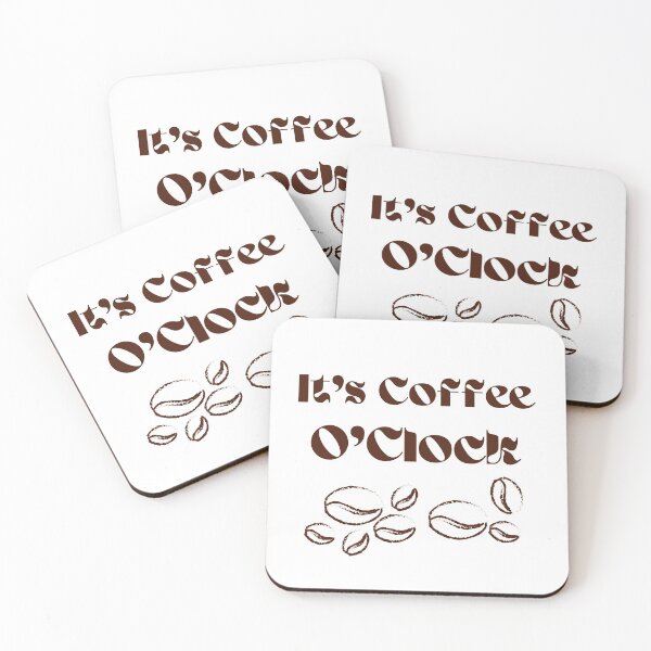 Item preview, IT'S COFFEE O' CLOCK designed and sold by Ashalcheema.