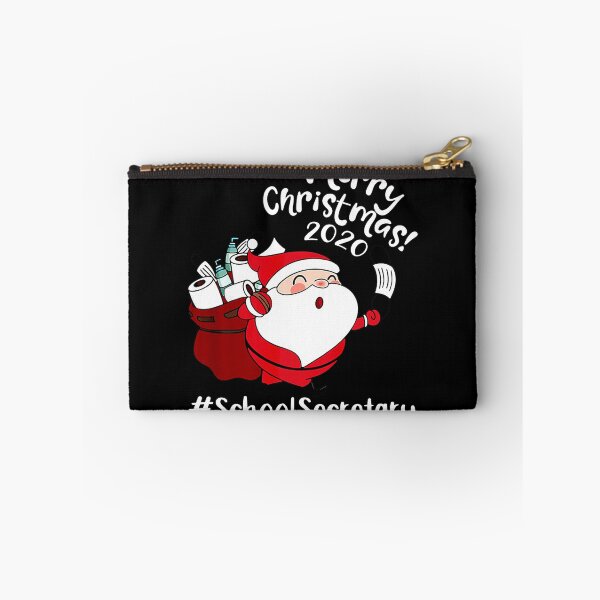 Item preview, Merry Christmas 2020 School Secretary Santa Gift Mask Funny designed and sold by Ibettson Justine.