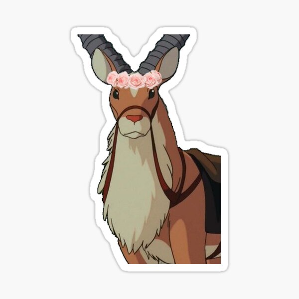 Couronne de fleurs de Yakul Sticker