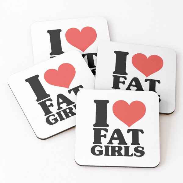 Item preview, I LOVE FAT GIRLS T-Shirt, Stickers, Mug, & More designed and sold by blueversion.